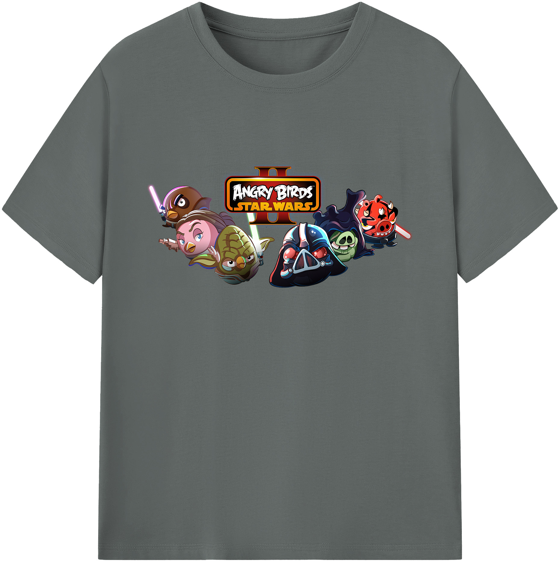 （画像用） Angry Birds アングリーバード 綿100％ メンズ半袖Tシャツ｜肌触りやわらか＆通気性